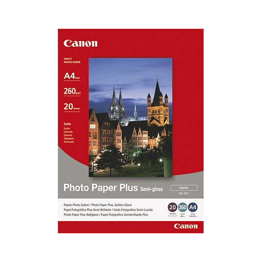 Canon carta fotografica Plus Semi-gloss SG-201 A4 - 20 fogli