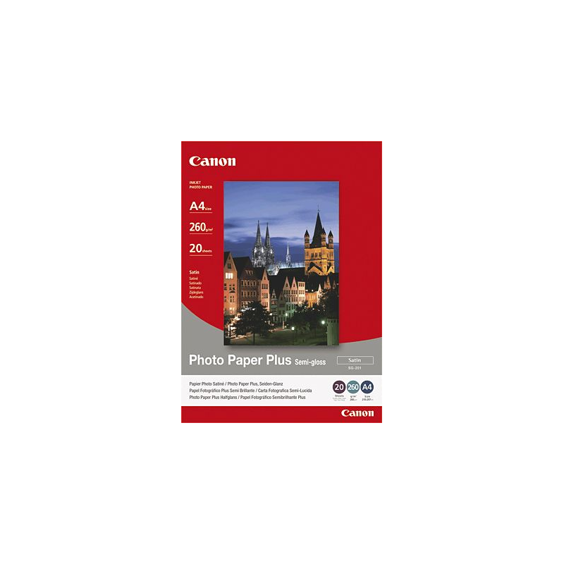 Canon carta fotografica Plus Semi-gloss SG-201 A4 - 20 fogli