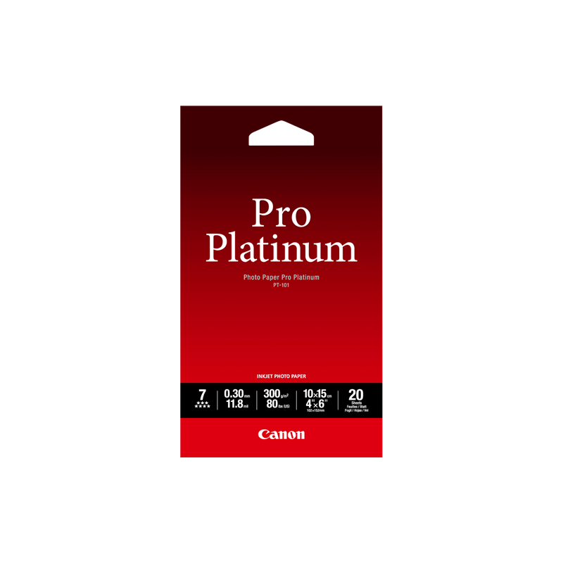 Canon Carta fotografica PT-101 Pro Platinum 4x6" - 20 fogli
