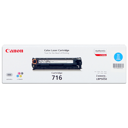 Canon 716 Cyan cartuccia toner 1 pz Originale Ciano