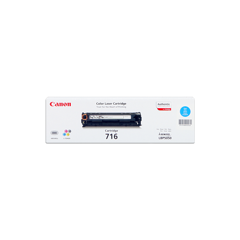 Canon 716 Cyan cartuccia toner 1 pz Originale Ciano