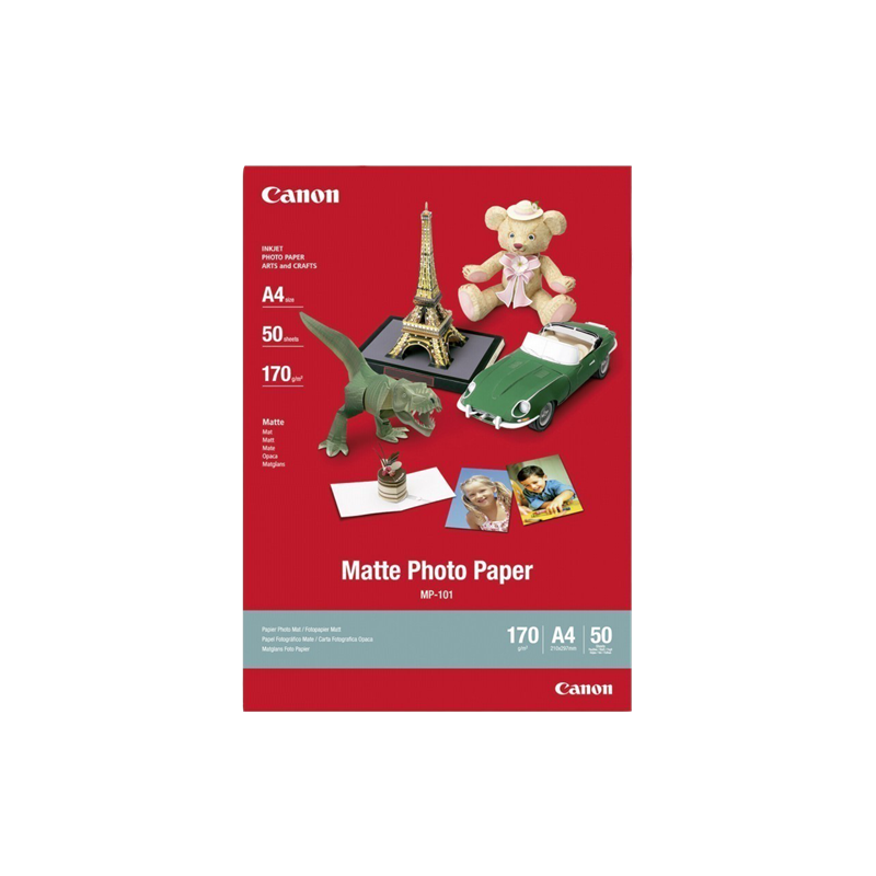 Canon Carta fotografica Matte MP-101 A4 - 50 fogli