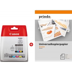  Canon Value Pack nero / ciano / magenta / giallo / Bianco PGI-570 + CLI-571 MCVP