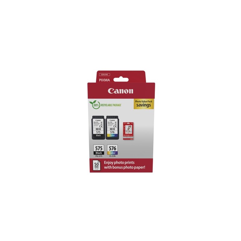 Canon 5438C004 cartuccia d'inchiostro 2 pz Originale Nero, Ciano, Magenta, Giallo
