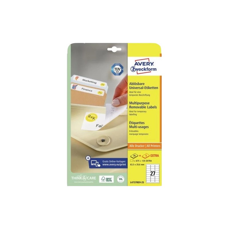  AVERY Zweckform Etichette L4737REV-25