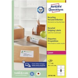  AVERY Zweckform Etichette Bianco LR7165-100