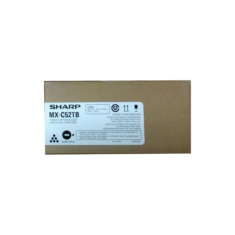  Sharp toner nero MX-C52TB