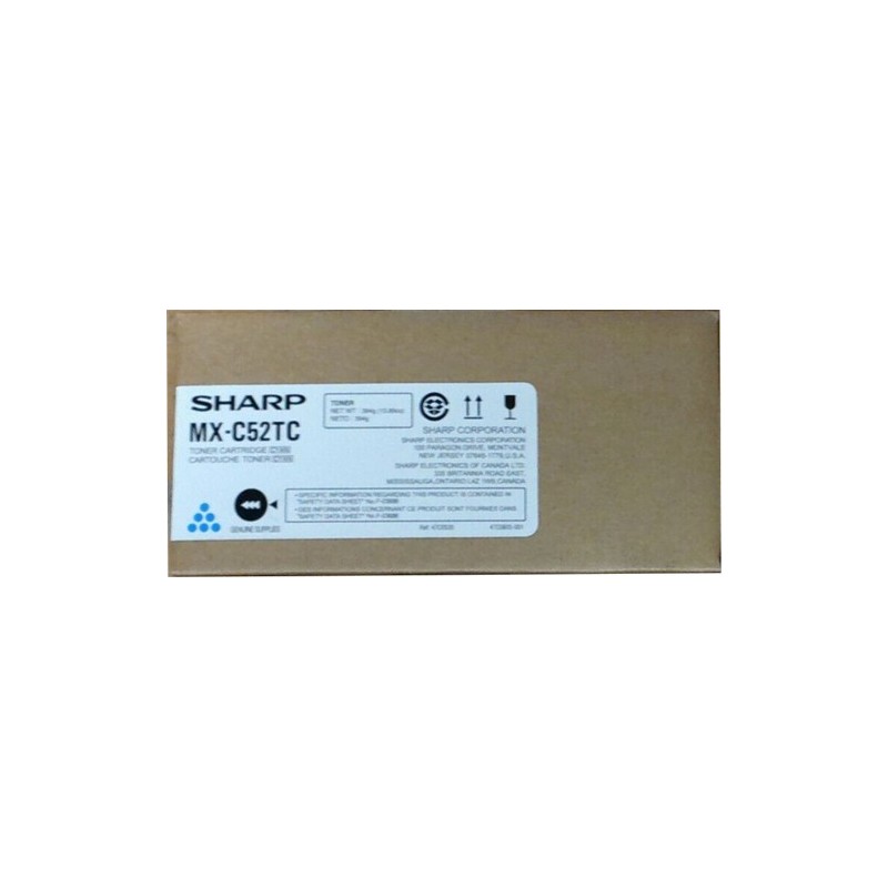  Sharp toner ciano MX-C52TC