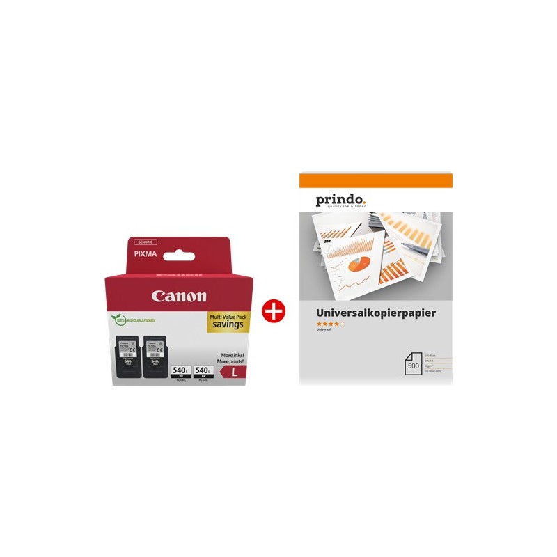 Canon Value Pack nero / Bianco PG-540L Twin MCVP