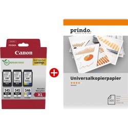 Canon Value Pack nero / differenti colori / Bianco PG-545XL+CL-546XL MCVP