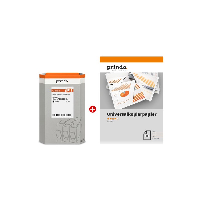 Prindo Value Pack nero PRSCPGI35 3er MCVP