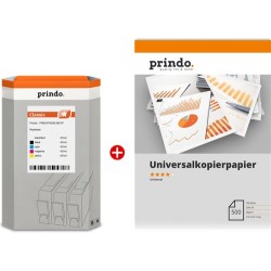 Prindo Value Pack Nero (opaco) / nero / ciano / magenta / giallo / Bianco PRSCPFI030 MCVP