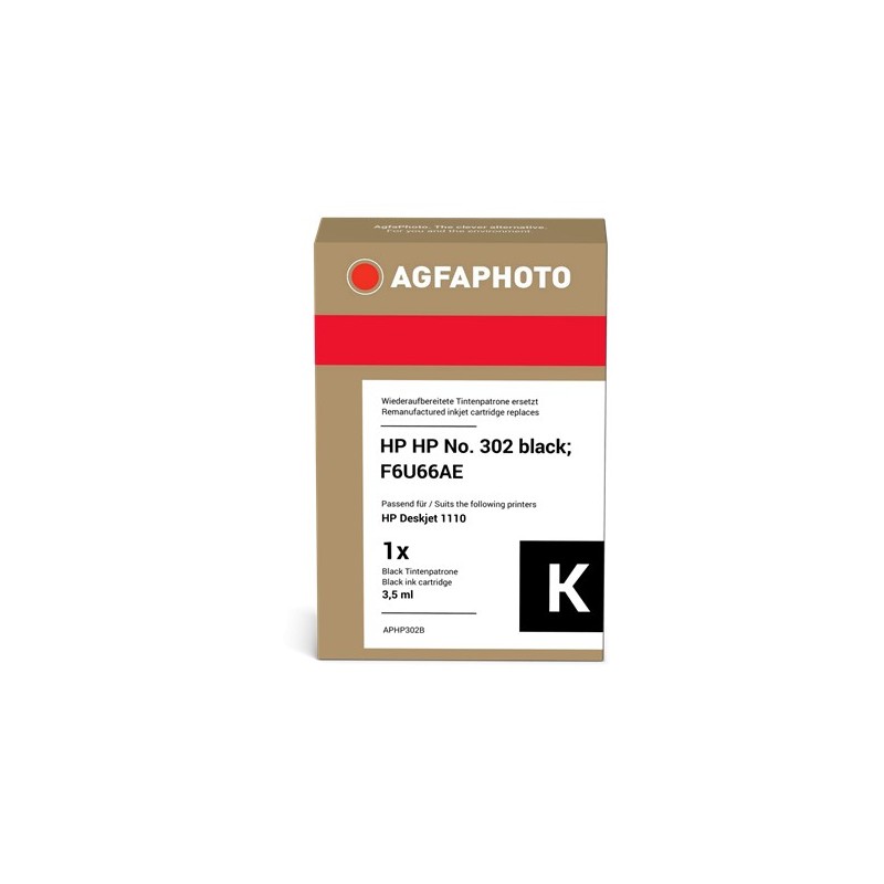 Agfa Photo Cartuccia d'inchiostro nero APHP302B