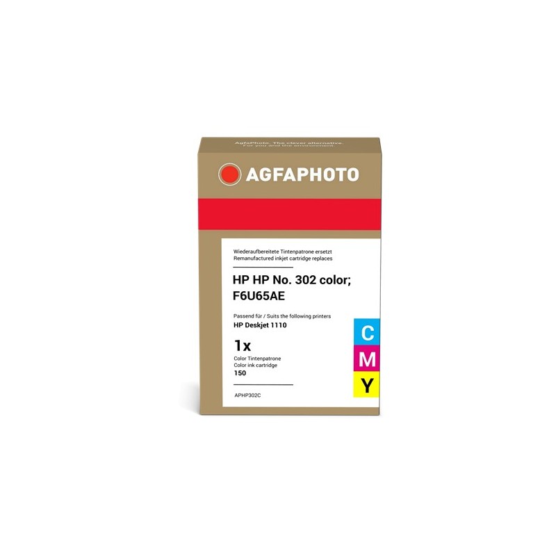 Agfa Photo Cartuccia d'inchiostro differenti colori APHP302C