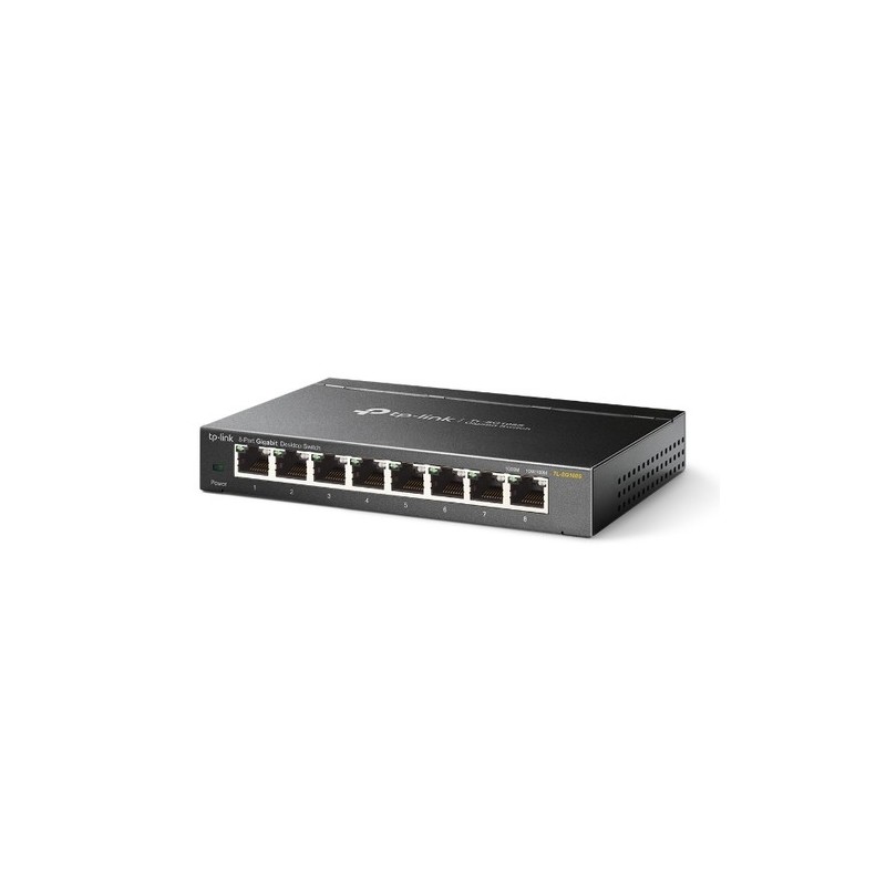TP-Link Omada TL-SG108S switch di rete Non gestito Gigabit Ethernet (10/100/1000) Nero