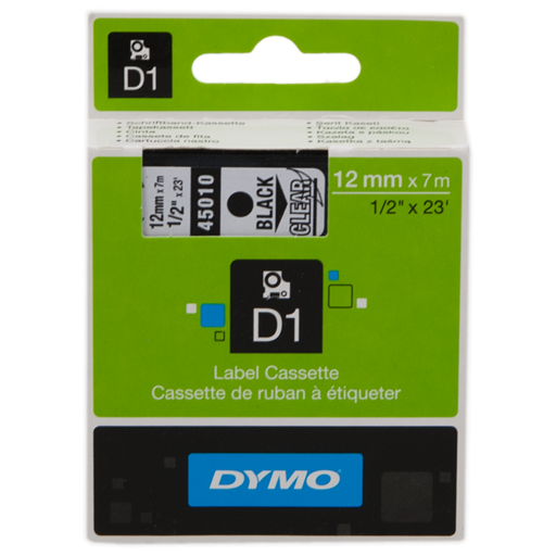 DYMO Nastro Nero su trasparente S0720500