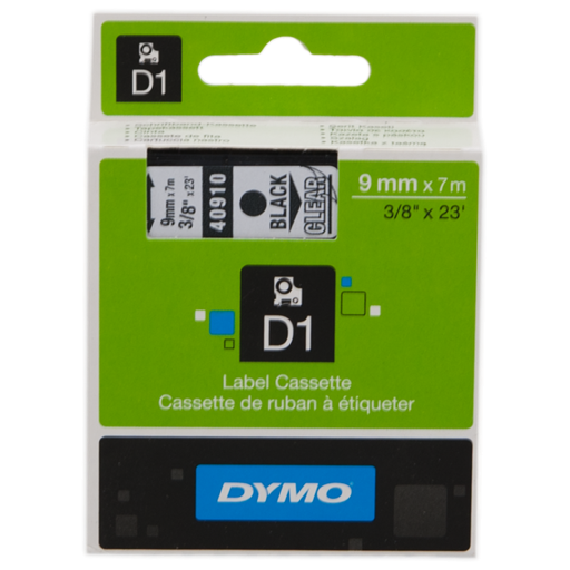 DYMO Nastro Nero su trasparente S0720670