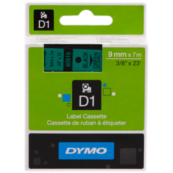 DYMO Nastro Nero su verde S0720740