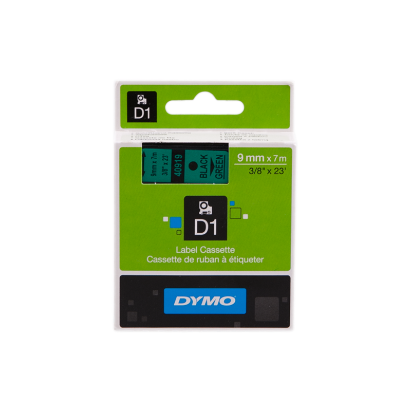 DYMO Nastro Nero su verde S0720740