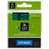 DYMO Nastro Nero su verde S0720740