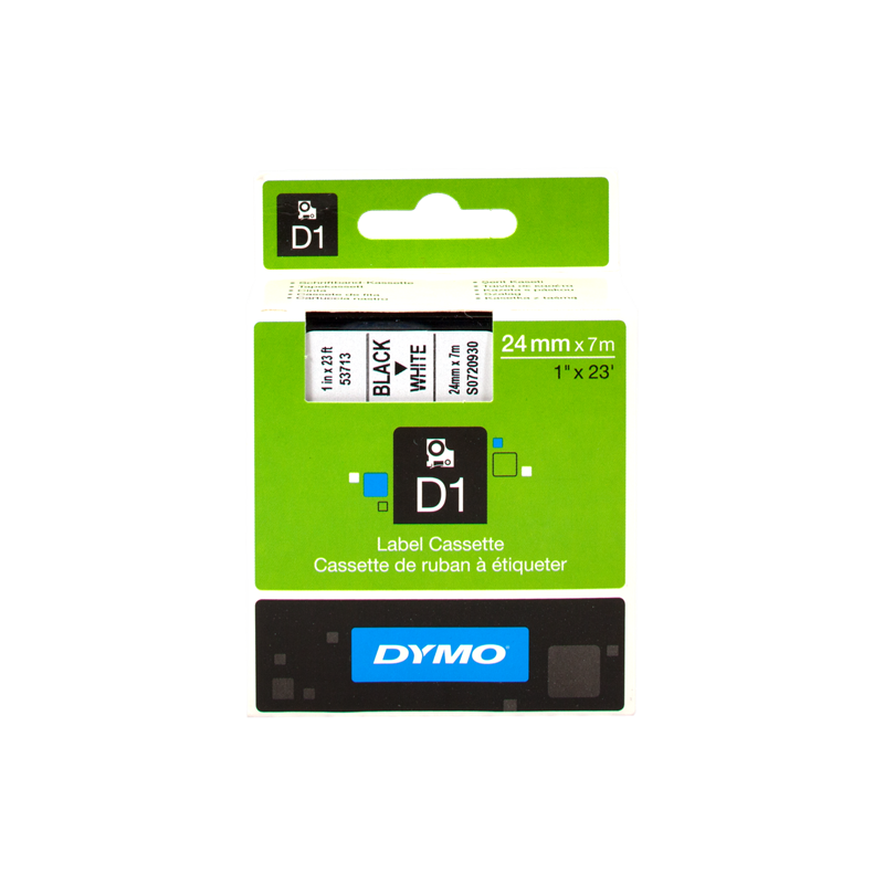 DYMO Nastro Nero su bianco S0720930