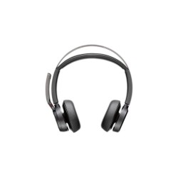HP Poly Voyager Focus 2 Microsoft Teams Certified USB-C-C Headset +USB-C/A Adapter +Charging Stand