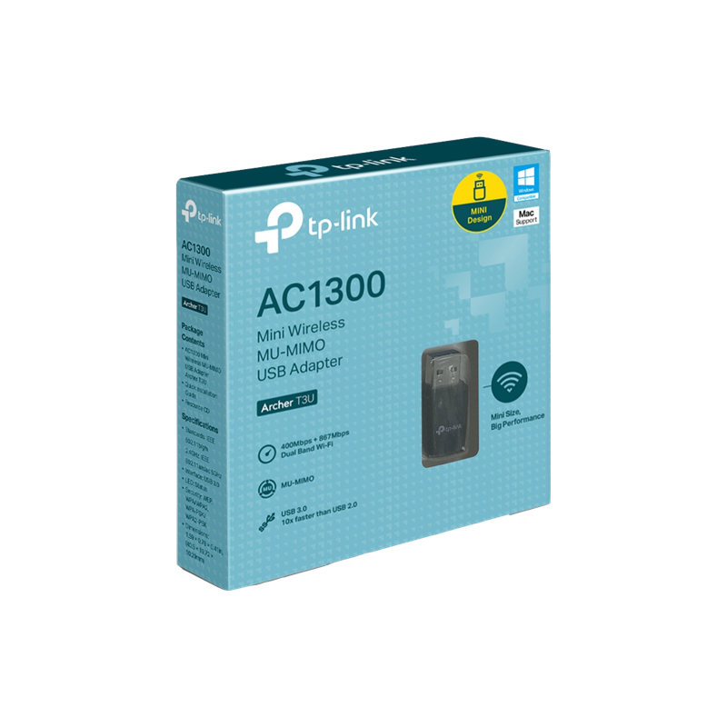 TP-Link Accessori per computer nero Archer T3U