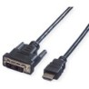 CAVO DVI-HDMI 2MT M/M 1920x1080 / 1920x1200 @60Hz