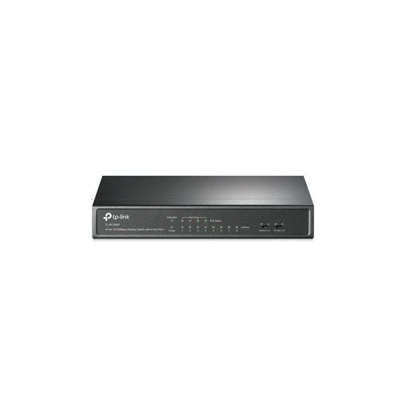 TP-Link TL-SF1008P Non gestito Fast Ethernet (10/100) Supporto Power over Ethernet (PoE) Nero
