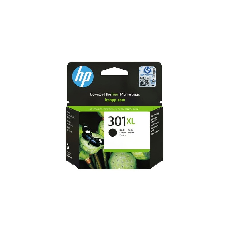 HP Cartuccia originale inchiostro nero ad alta capacità 301XL