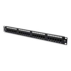 PATCH PANEL 24 PORTE NON SCHERMATO UTP CAT.6 8 POLI RACK 19
