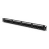 PATCH PANEL 24 PORTE NON SCHERMATO UTP CAT.6 8 POLI RACK 19