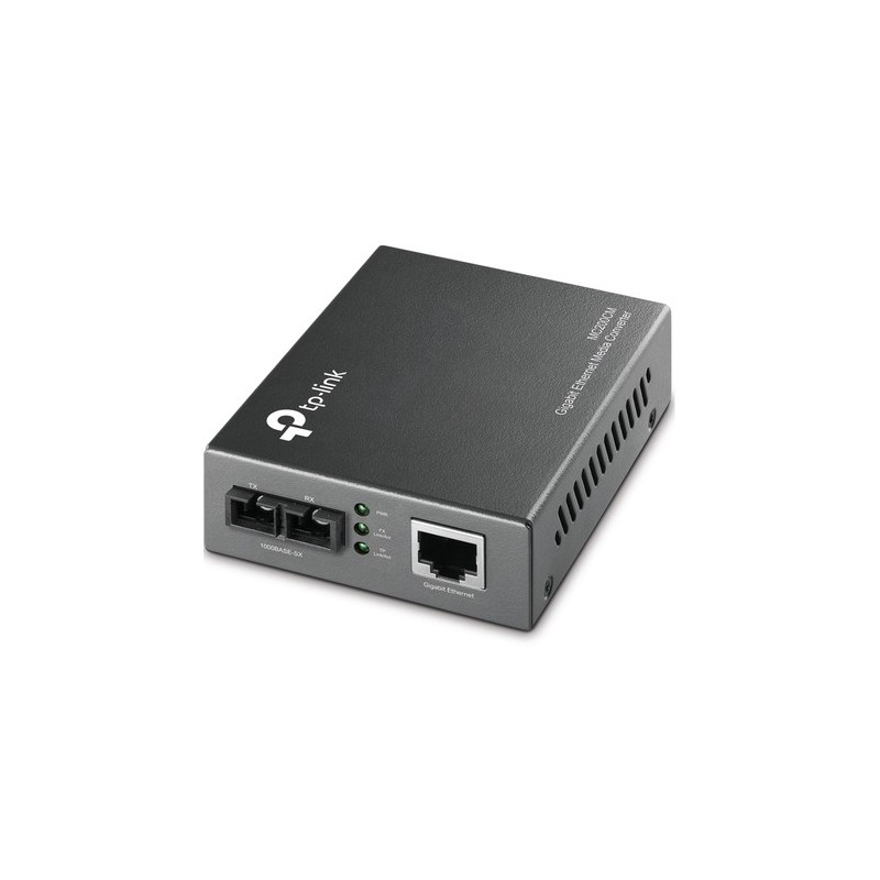 TP-Link MC200CM V3 convertitore multimediale di rete Interno 1000 Mbit/s 850 nm Modalità multipla Nero