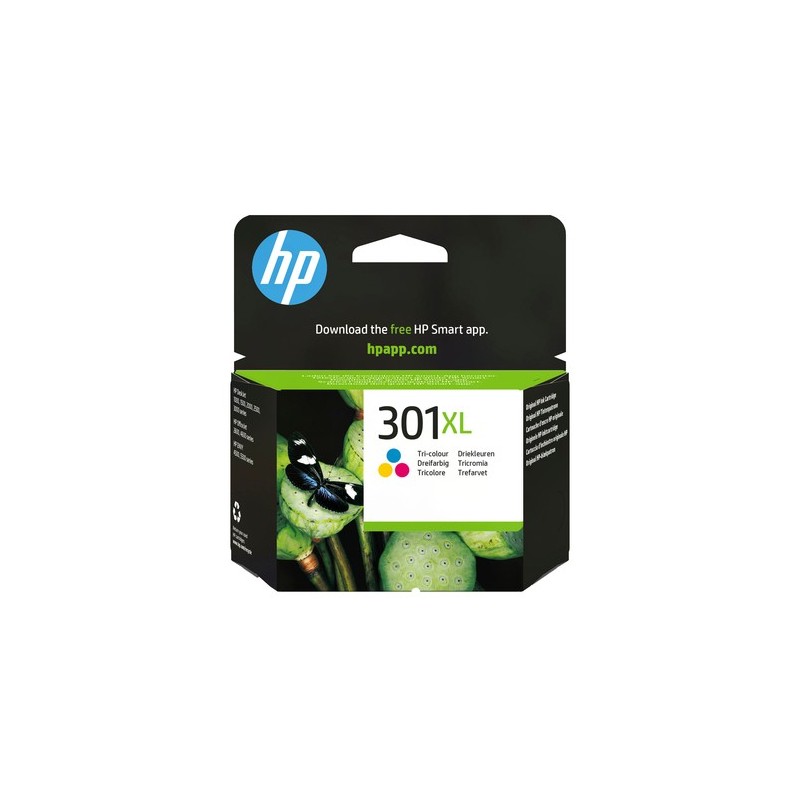 HP Cartuccia originale inchiostro tricromia ad alta capacità 301XL