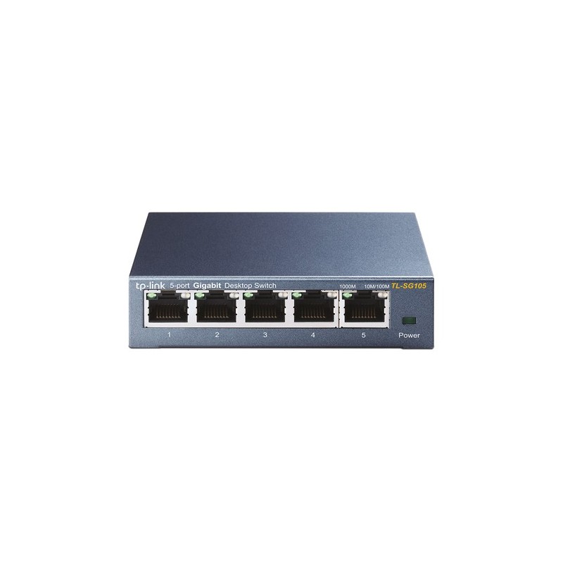 TP-Link TL-SG105 Non gestito Gigabit Ethernet (10/100/1000) Nero