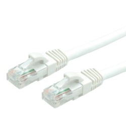 CAVO RETE UTP CAT.6 2MT LSOH BIANCO HALOGEN FREE NO SCHERMATO