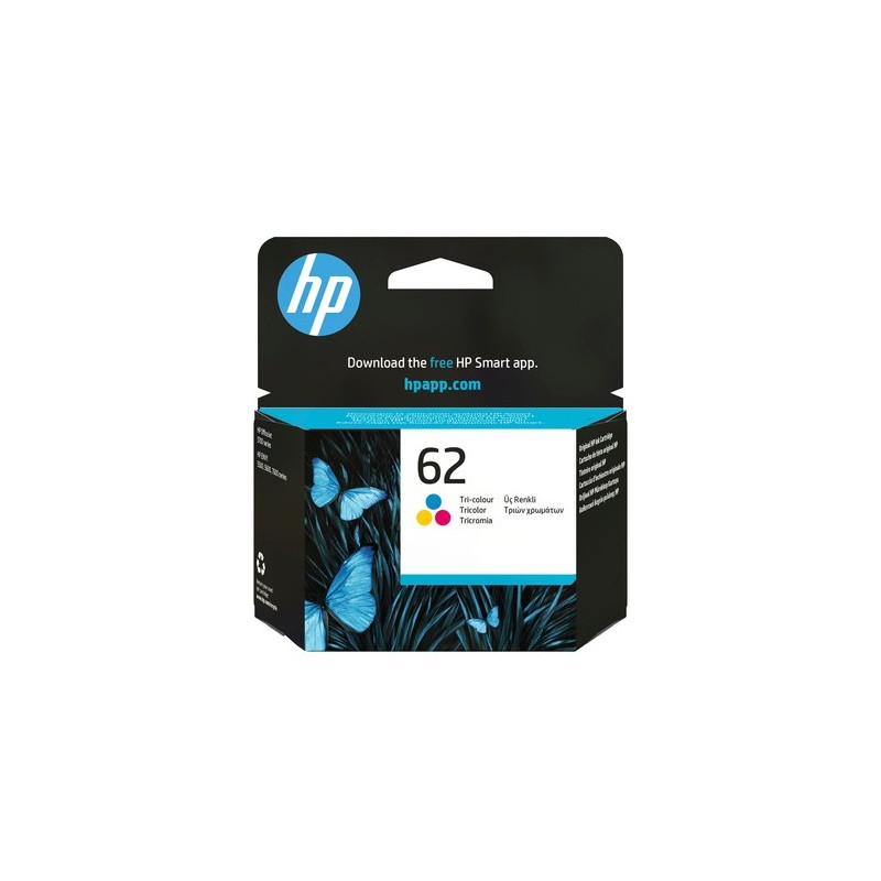 HP Cartuccia originale inchiostro tricromia 62