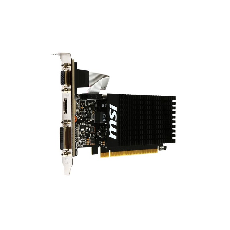 MSI GT 710 2GD3H LP scheda video NVIDIA GeForce GT 710 2 GB GDDR3
