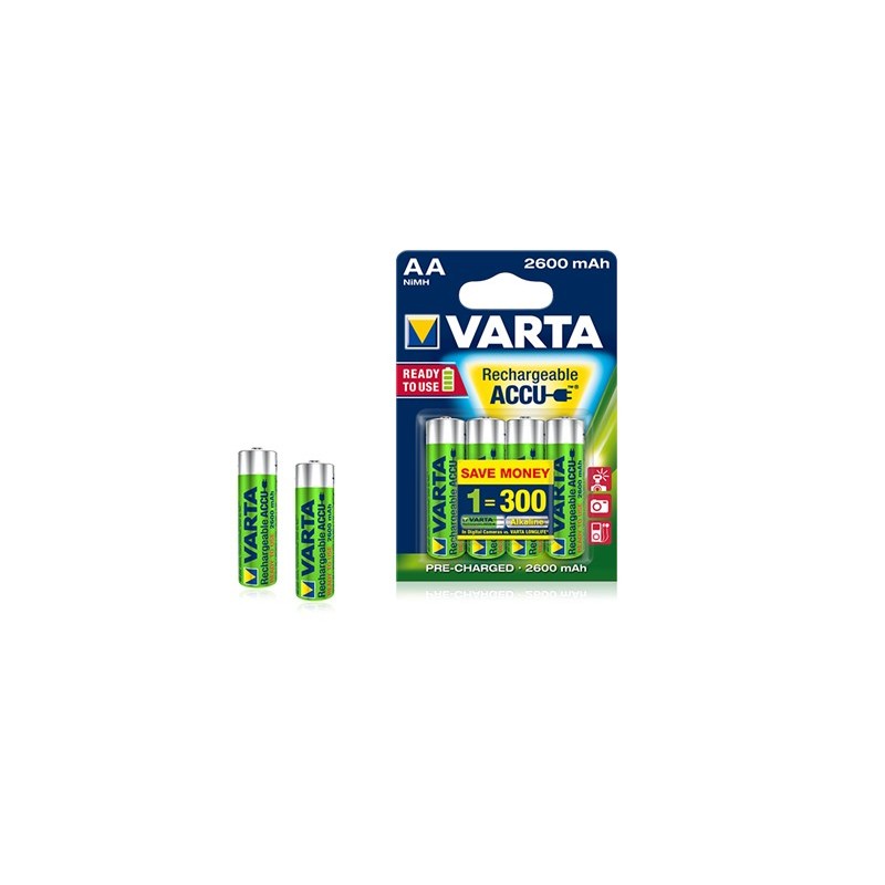 BATTERIA STILO AA RICARICABILE 2600MAH CONF.BLISTER 4PZ