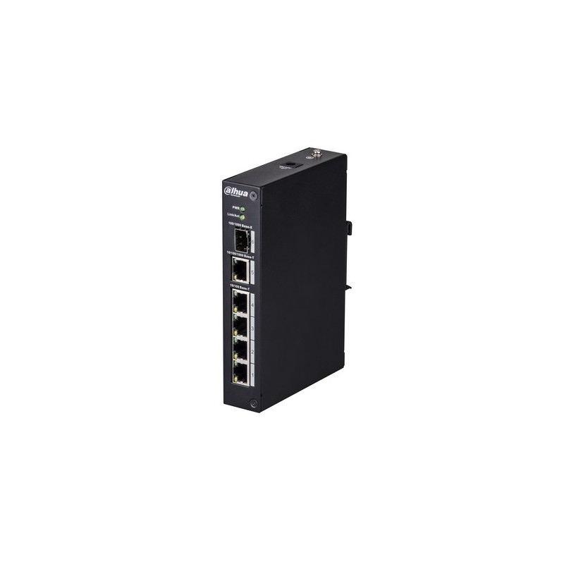 Dahua Technology Access DH-PFS3106-4T switch di rete Non gestito L2 Fast Ethernet (10/100) Nero