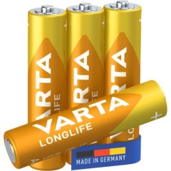 BATTERIA MINISTILO AAA LR03 LONG LIFE 1,5V 4PZ