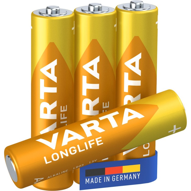 BATTERIA MINISTILO AAA LR03 LONG LIFE 1,5V 4PZ