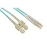 CAVO FIBRA OTTICA 1MT LC/SC MULTIMODALE DUPLEX OM3 50/125