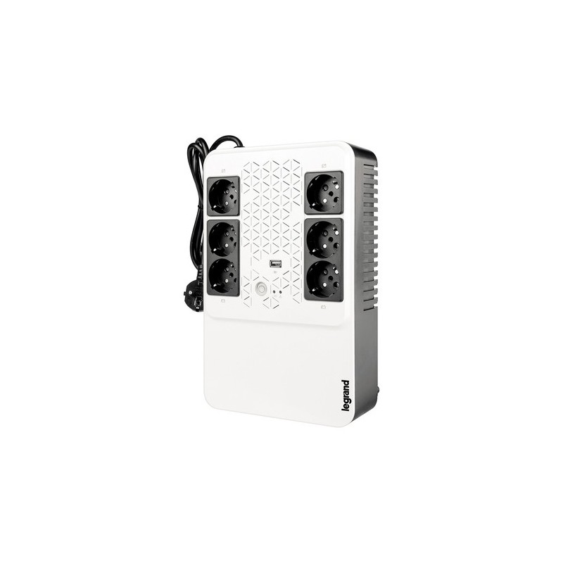 Legrand Keor ASI MULTIPLUG 600 GR gruppo di continuità (UPS) A linea interattiva 0,6 kVA 360 W 6 presa(e) AC