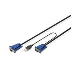 CAVO KVM VGA/USB/SP2 1,8MT PER CONSOLE CON SWITCH