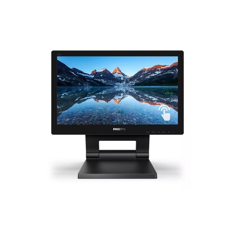 Philips 162B9T/00 Monitor PC 39,6 cm (15.6") 1366 x 768 Pixel HD LCD Touch screen Nero