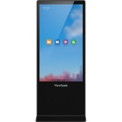 Viewsonic EP5542T visualizzatore di messaggi Design totem 139,7 cm (55") LED 450 cd/m² 4K Ultra HD Nero Touch screen Android 