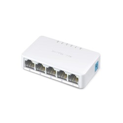 SWITCH MINI DESKTOP 5P 10/100 RJ45 AUTO MDI/MDIX PLASTIC CASE