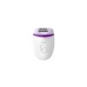 Philips Satinelle Essential Epilatore compatto con cavo bianco e lilla BRE225/00