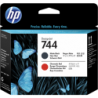 HP Testina di stampa nero opaco/rosso cromatico DesignJet 744